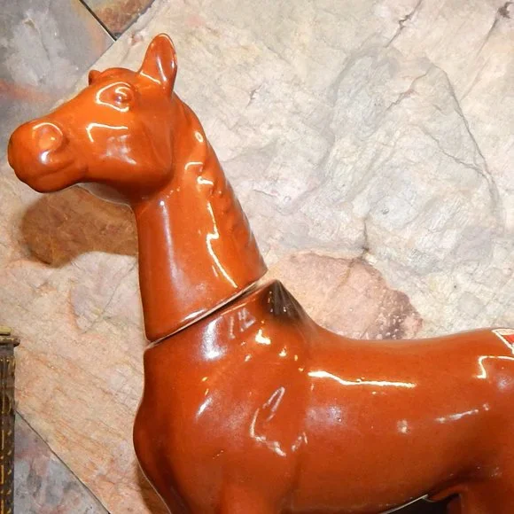 Vintage 1969 Ezra Brooks Man 'O War Horse Decanter - Picture 4 of 12